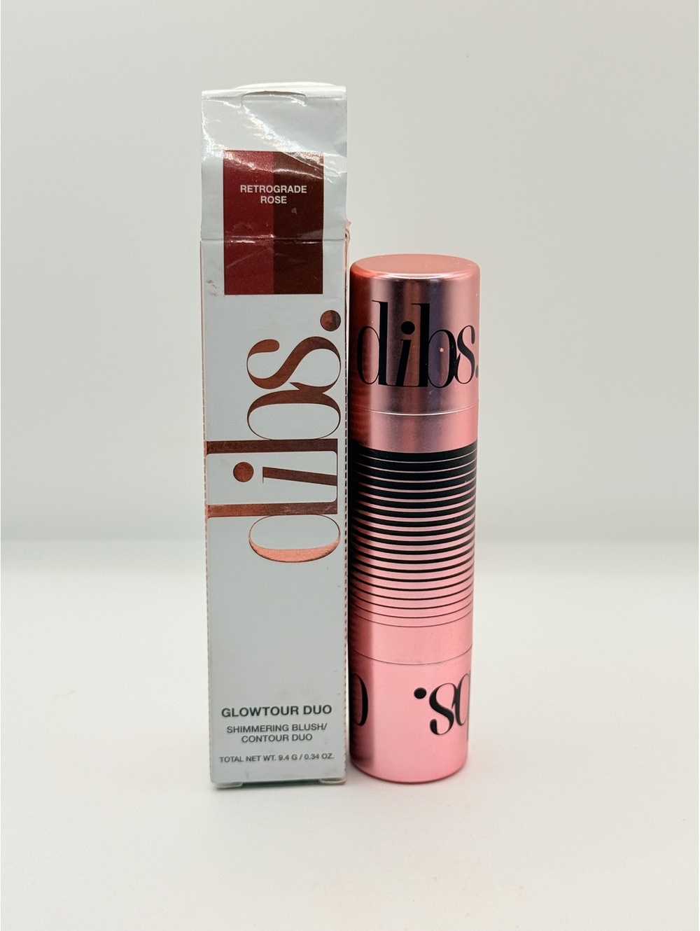 DIBS Beauty GlowTour Duo Shimmering Blush + Contour Stick Retrograde Rose